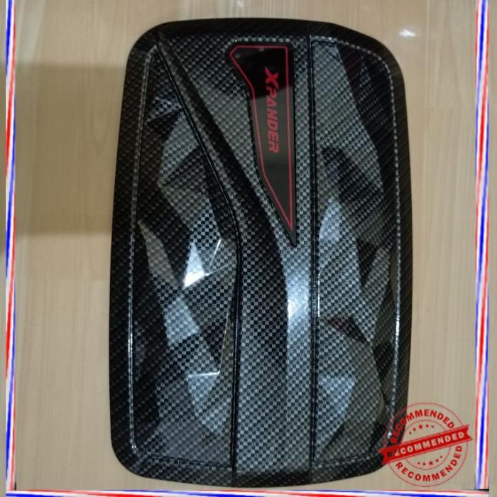 Tank Cover Bensin Mitsubishi Xpander Carbon Aksesoris Variasi Mobil Harga Spesial