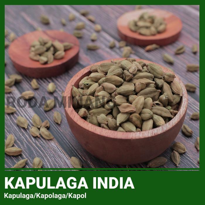 Terlaris - Kapulaga India Kapolaga Arab Green Cardamon Kapol Hijau Butir Kering Garda Munggu Masak
