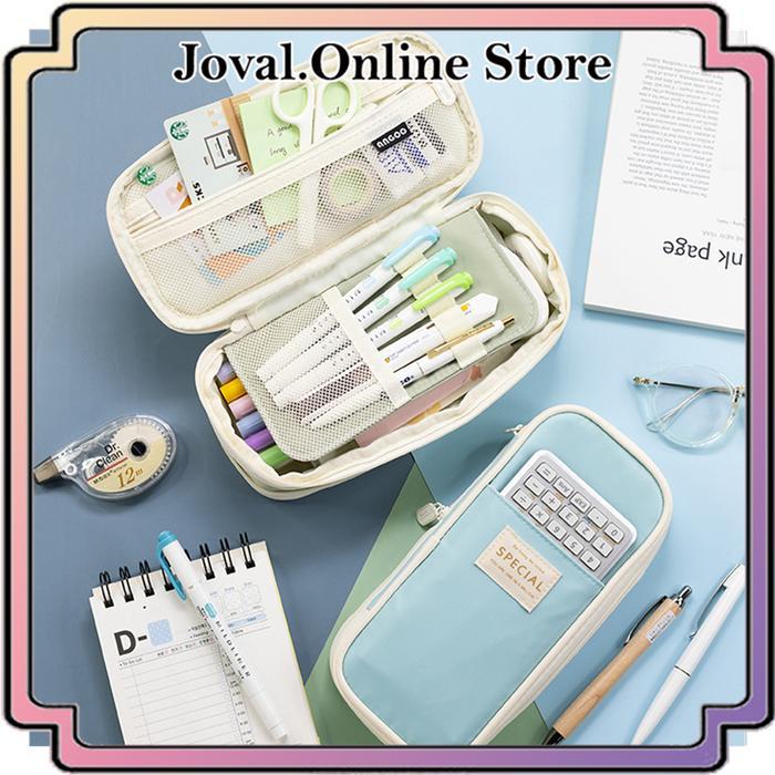 TEMPAT PENSIL KOREA MULTI SEKAT KAPASITAS BESAR EXPANDABLE ANGOO SPCL / KOTAK PENSIL PENCIL CASE BIG