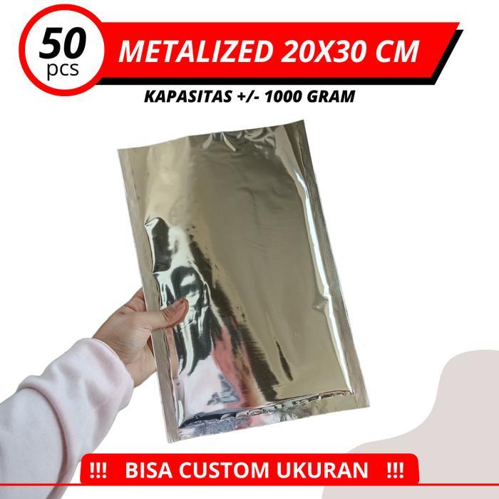 ALUMUNIUM SACHET PACKAGING - ALUMUNIUM FOIL LEMBARAN - METALIZED 1 KG