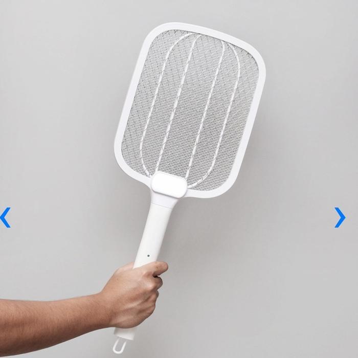 Aoki - Raket Nyamuk + Senter Recharge Baterai Charge / Ori Krisbow