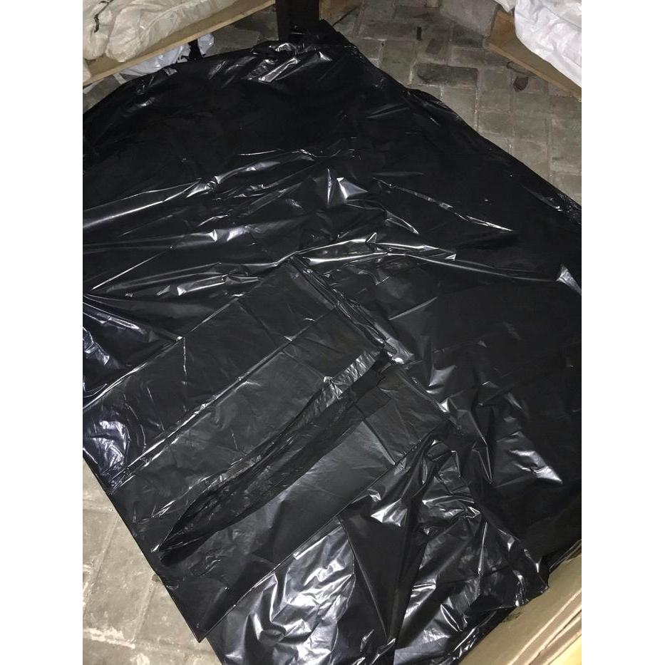 "New" Kantong Plastik Sampah Hitam Besar 120x180 cm, Plastik sampah RR Jumbo