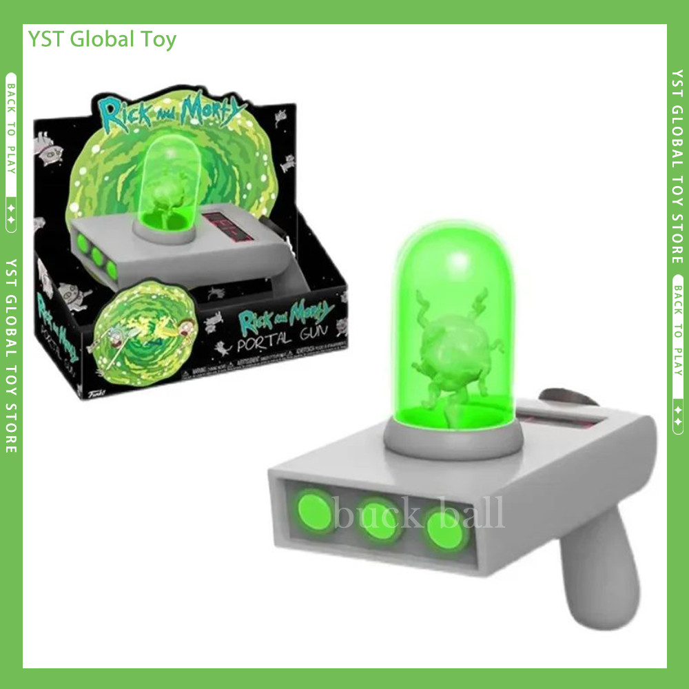 Rick And Morty Portal Gun Portal 1:1 Restore Game Toys Replica Model