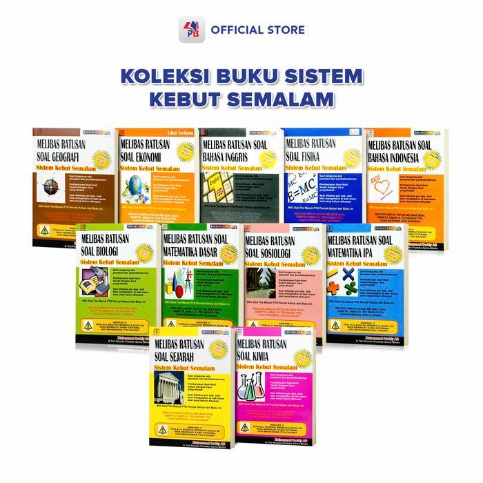 Buku Drilling UTBK : Buku SKS UTBK SBMPTN Saintek Soshum : Matematika / IPA / Bahasa Inggris /