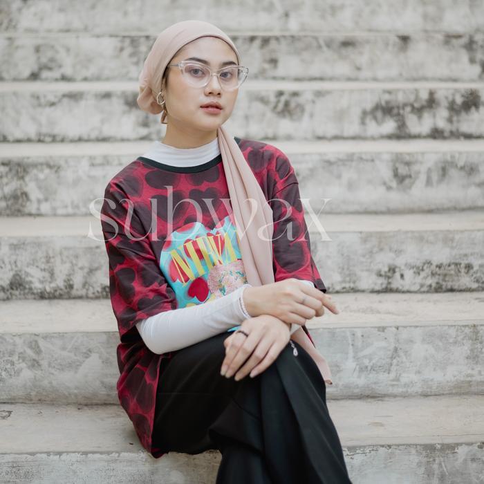 Subwax - Hijab Turban Instan Premium Ceruty Babydoll Untuk Pesta & Hari Raya Casual Nyaman Lembut