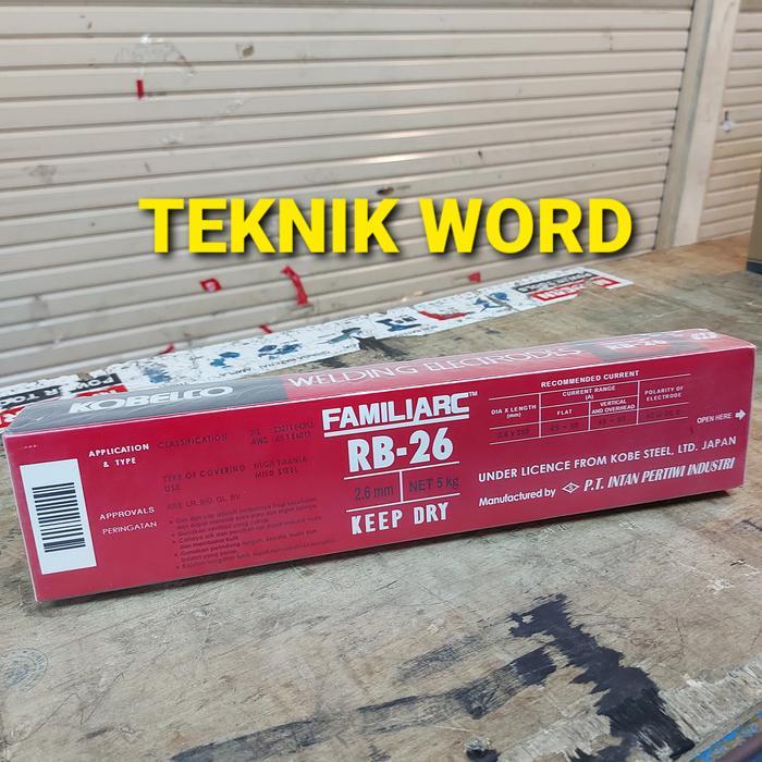 Kawat Las Kobe Rb26 2.6Mm Kawat Las Besi 2.6Mm Kawat Las Besi