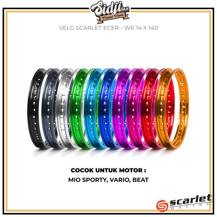 Velg Lingkar Satuan Alumunium Scarlet 36H Racing R14 R16 R17 R18 140 160 185 215 Motor Cb 150 R o