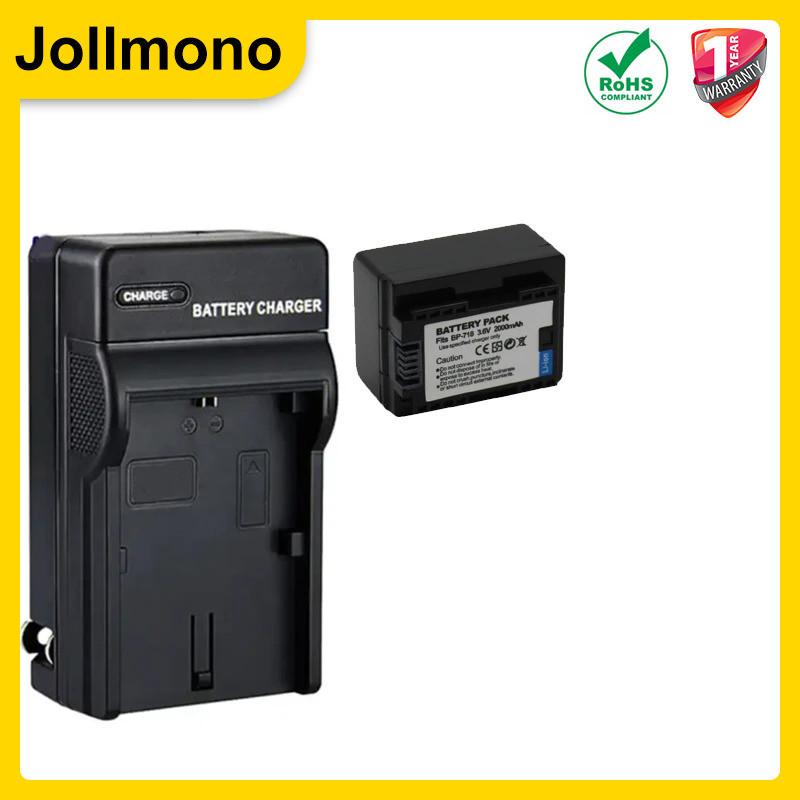 BP-718 BP718 Battery for Canon LEGRIA HF R86 R806 R76 R706 R66 R47 R48 R406 R36 R38 R506 Camcorder