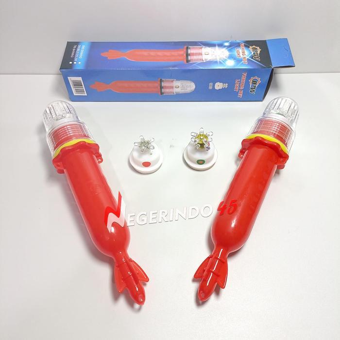 "New" TORPEDO LIGHT LED / LAMPU TORPEDO / LAMPU KLIP NELAYAN WARNA WARNI