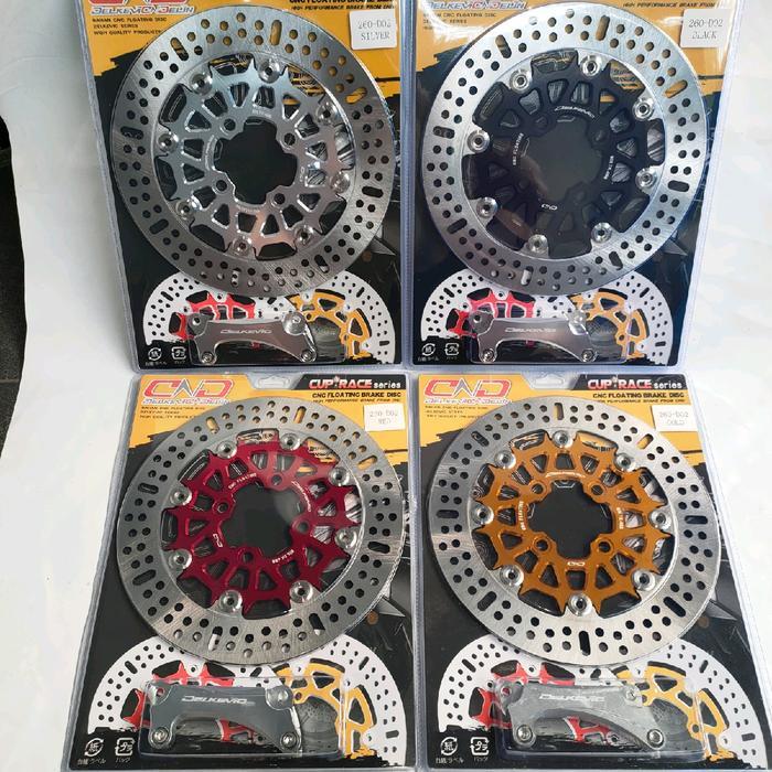 Piringan Cakram Depan Delkevic Vario Beat Scoopy Cnc Floating Disc Brake Delkevic Depan Floating