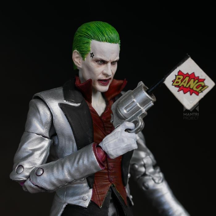 HOT SALE 1/12 JOKER JARED LETO SUICIDE SQUAD CUSTOM HEADSCULPT MCFARLANE MEZCO TERMURAH