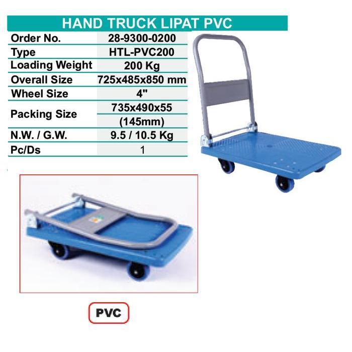 GESTAR Trolly Dorong Heavy Duty 150kg - Kereta Dorong Barang - Troli