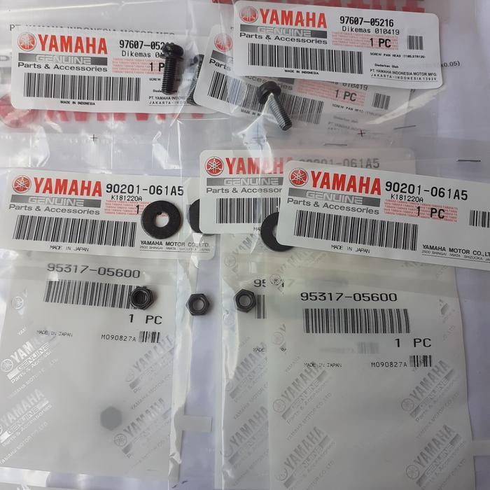 baut ring mur kepet flap karet spakbor belakang rx king