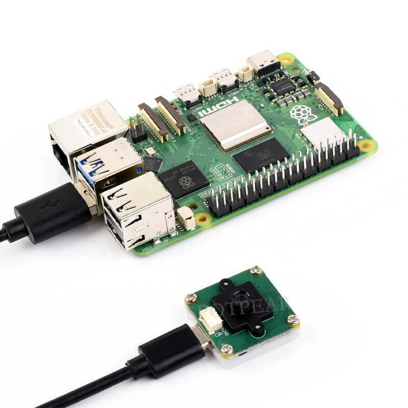 PROMO Raspberry Pi USB Global Shutter Camera, 1MP OV9281, 120fps Monochrome, Global Shutter, Compati