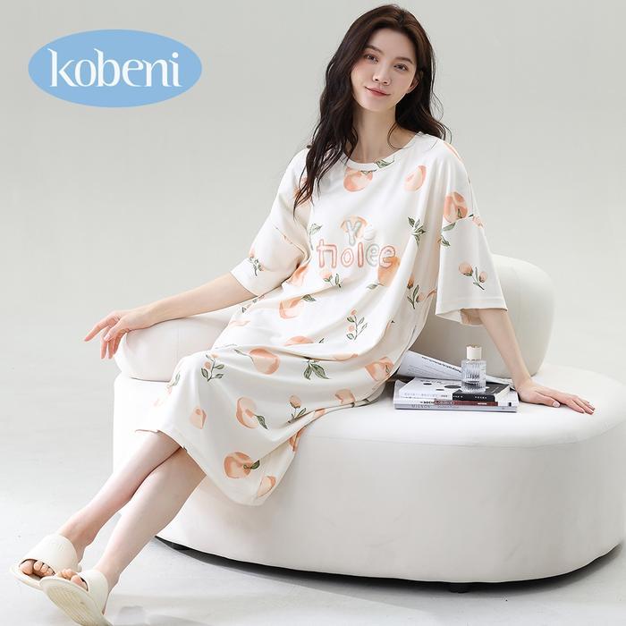 PROMO (Indonesia Stock) KOBENI Daster Import Wanita Piyama Daster Spandek Daster Lucu Motif Korea