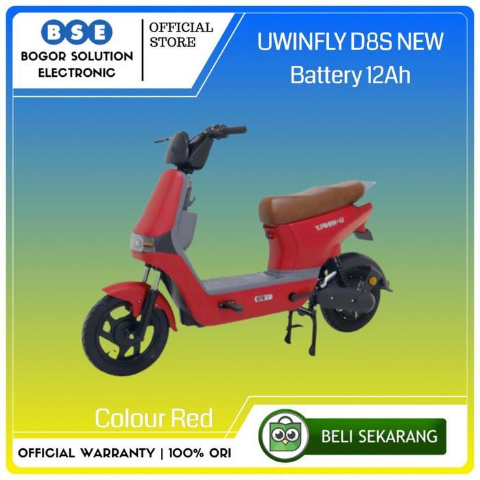 Sepeda Listrik Uwinfly D8S Pengganti DF8 Selis Uwinfly D8S New - Red