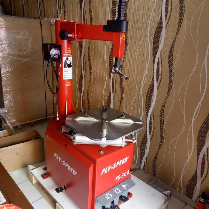 tyre changer tire changer mesin bukaan ban fly speed fs808 red