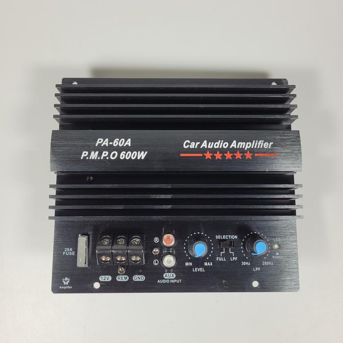 Power Amplifier Monoblock Mobil Subwoofer 600 Watt