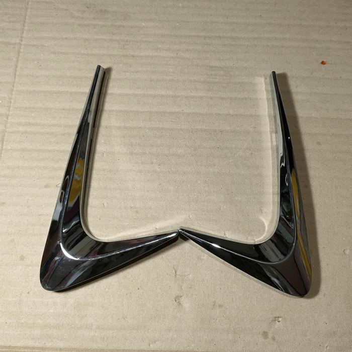 Garnish List Chrome Cover Foglamp Toyota Avanza All New 2012-2014 Ori Baru