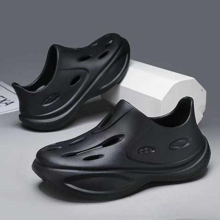 Arei - Sandal Sepatu Olahraga Luar Ruangan Pria Sendal Baim Clog Terbaru 2025 Slip On Kodok Import