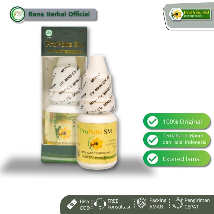 Propolis SM Brazil - 100% Propolis Brazil Murni Berkhasiat Untuk Kesehatan - Legalitas Resmi BPOM RI