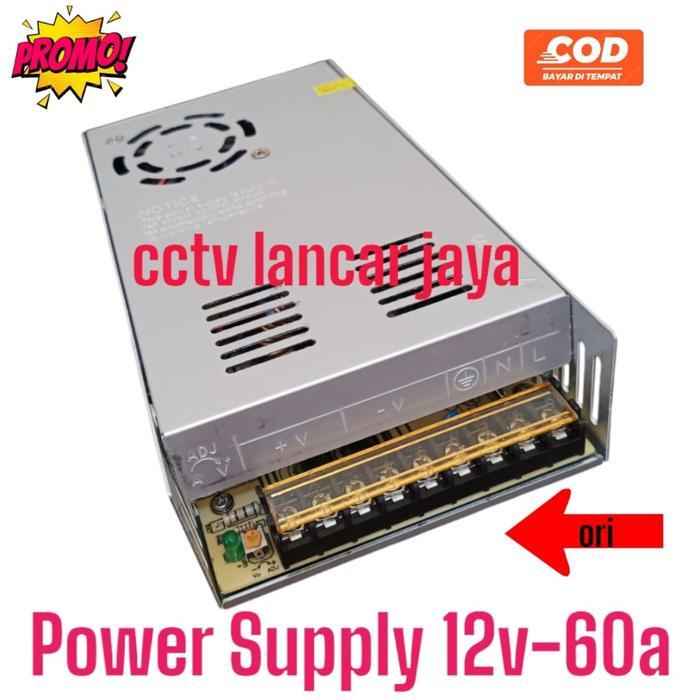 Switching Power Supply Psu 12V 60A High Quality 12Volt 60 Ampere Kipas