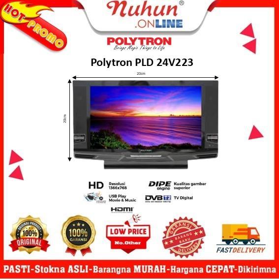 Digital TV Semi Tabung Polytron PLD 24V223 (24inch) Garansi Resmi
