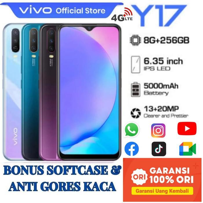Smartphone VIVO Y17 RAM 8GB + 256GB