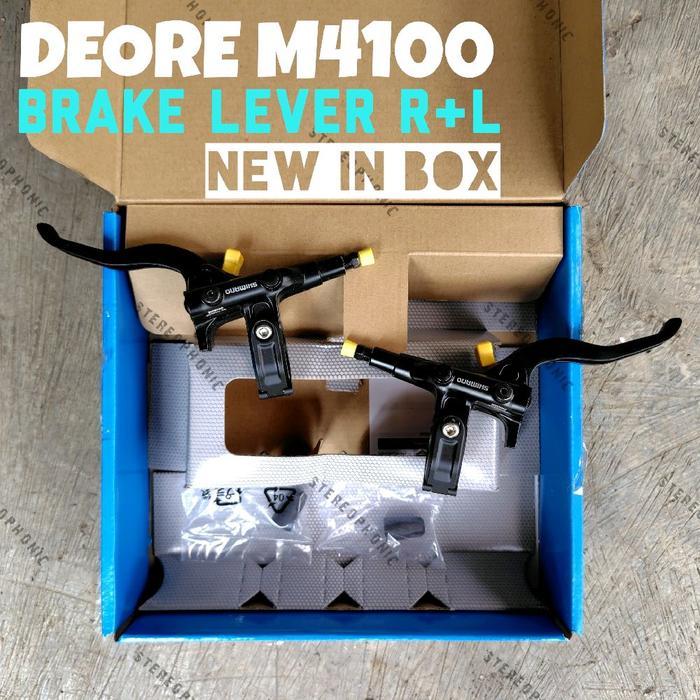 NEW in BOX.. Kanan Kiri Brake Lever Hidrolik SHIMANO DEORE M4100 Lever M4100 Handle Rem DEORE