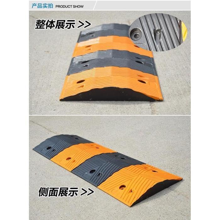 Rockbros - Polisi Tidur 100Cm Karet Rubber Speed Hump Polisi Tidur Karet Rubber