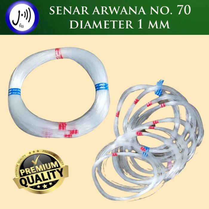 Senar Pancing Arwana No 70 diameter 1 mm per bungkus 120 gram/ tali nylon/ kenur *