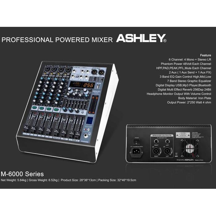 Power Mixer Ashley M6000 / M 6000 ORIGINAL ASHLEY
