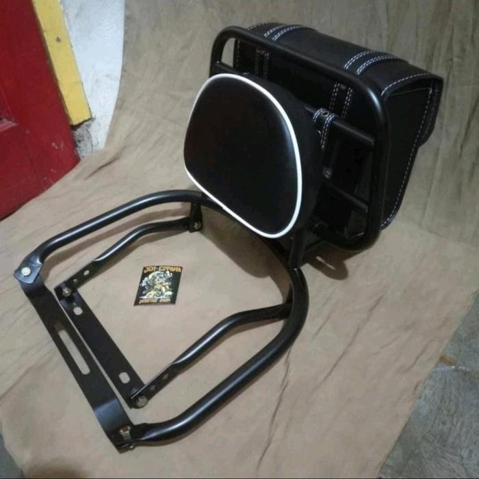 Back Rack Vespa Px Exlusive Excel Ps / Aksesoris Vespa