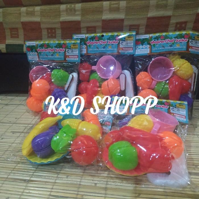 ` MAINAN ANAK-MAINAN BUAH POTONG-MAINAN KITCHEN-BUAH BUAHAN PLASTIK
