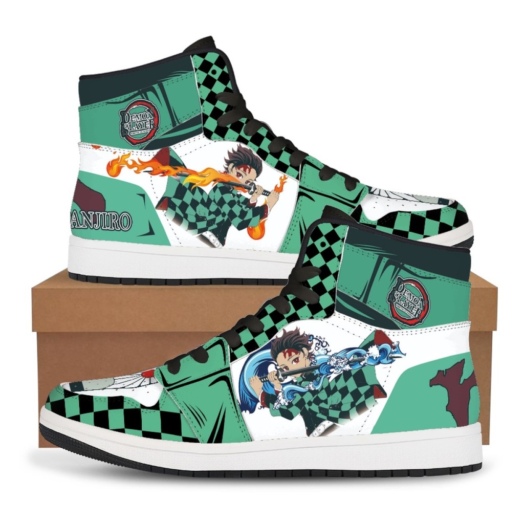 Demon Slayer Kimetsu No Yaiba Sneakers Basketball Anime Fashion Men's Shoes Women's Shoes Unisex