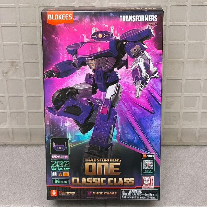BLOKEES TRANSFORMERS ONE SHOCKWAVE CLASSIC CLASS 18 MODEL KIT MOKIT CC-18 CC18