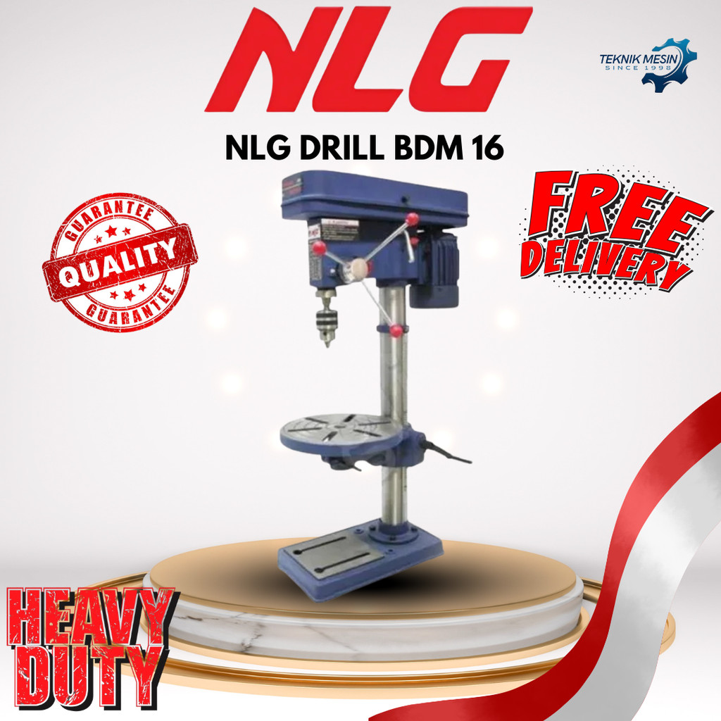 NLG DRILL BDM 16 / BOR DUDUK ELEKTRIK / 550 WATT DRILL PRESS / ELECTRIC DRILL