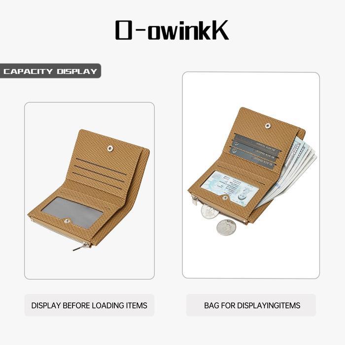 Terlaris Owinkk21Dompet Kartu Wanita Banyak Tempat Kecil Lipat Dua Sederhana Multifungsi