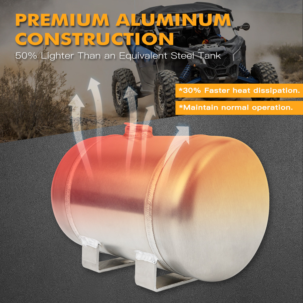 NICECNC ALUMINUM COMPRESSED AIR TANK 4L 1 GALLON HEAVY DUTY HIGH VOLUME AIR OUTPUT 150PSI CAR