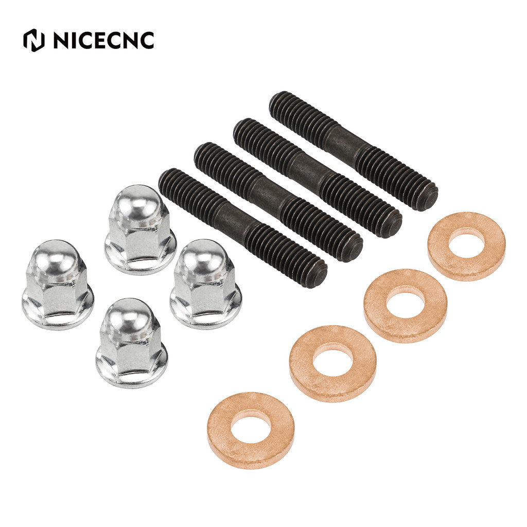 NICECNC FOR YAMAHA YZ85 YZ 85 2002-2018 MOTORCYCLE CYLINDER STUD KIT CYLINDER WASHER NUT 90116-08394