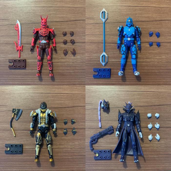 [P-Bandai] SHODO X Imagin Set [Momotaros, Urataros, Kintaros, Ryutaros] Kamen Rider Den-O Den O