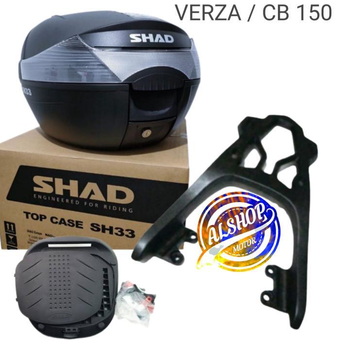Cuci Gudang Paketan Box Shad Sh33 Sh 33 Dan Breket Box Motor Honda Verza Cb 150 Baut Full Face