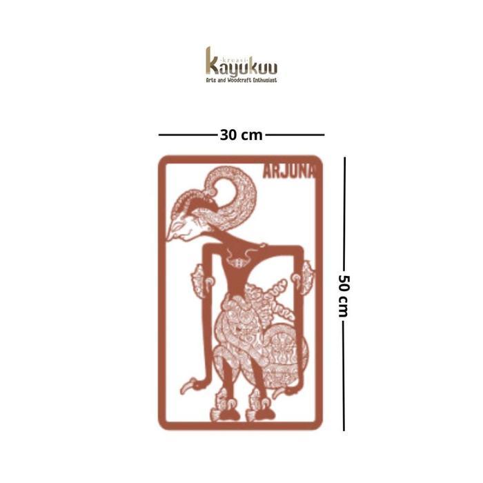 GRATIS ONGKIR Kreasikayukuu Hiasan Dinding 3D Pandawa Lima Walldecor Wayang