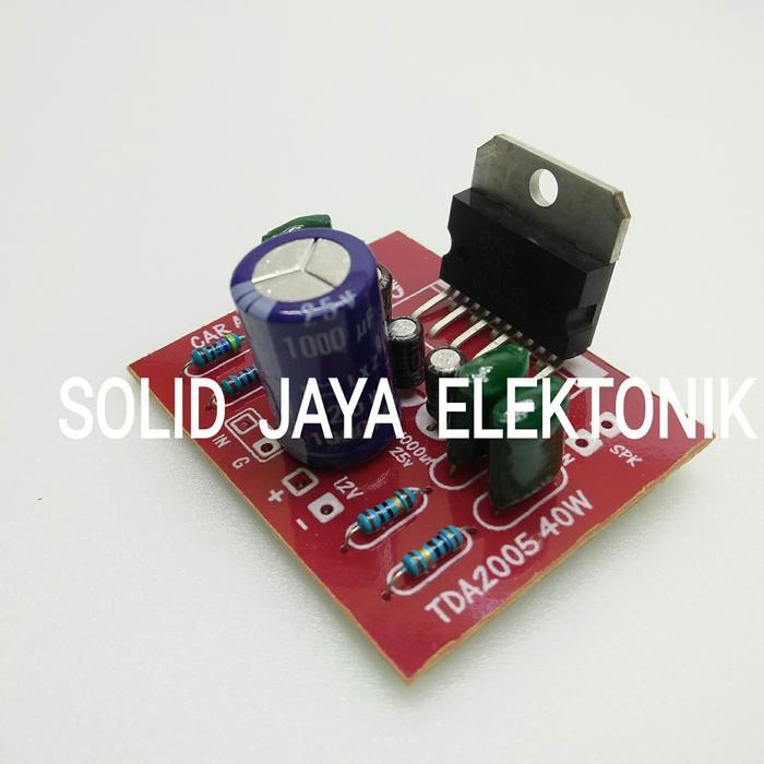 Kit Mini Compo Tda2030 Mono 12 Volt Dc Platinum Tda 2030 Mono 12 V Dc Populer