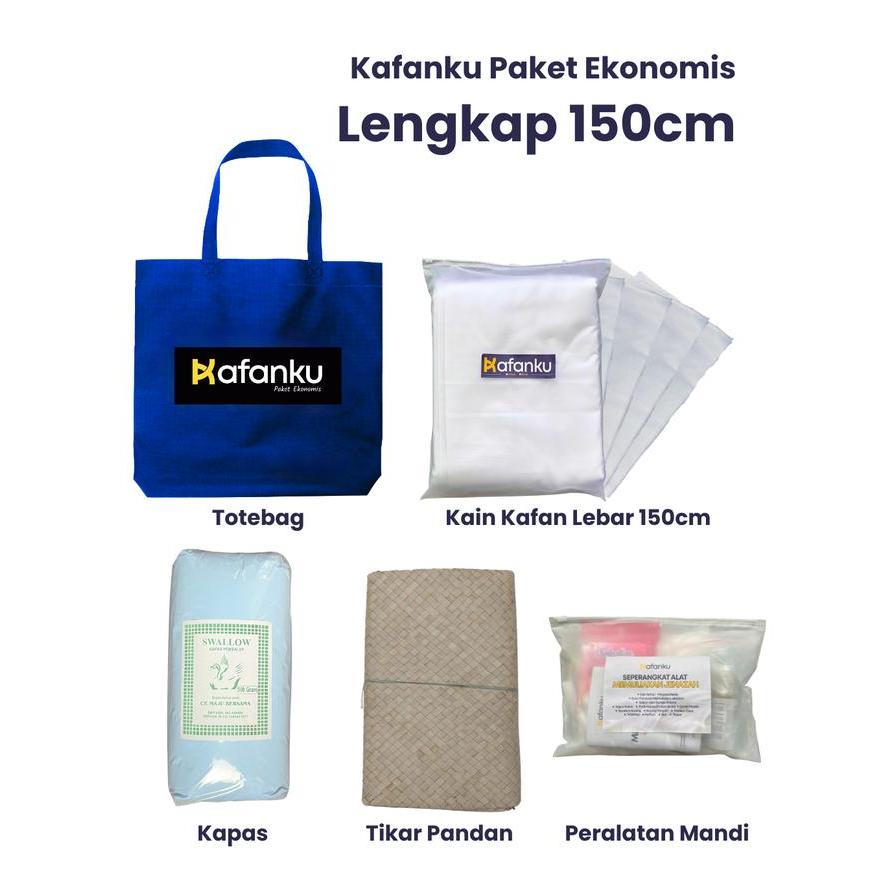 Paket Kafanku Ekonomis Paket Kain Kafan Ekonomis Lengkap Kain Kafan Laki-Laki Perempuan Kain Kafan