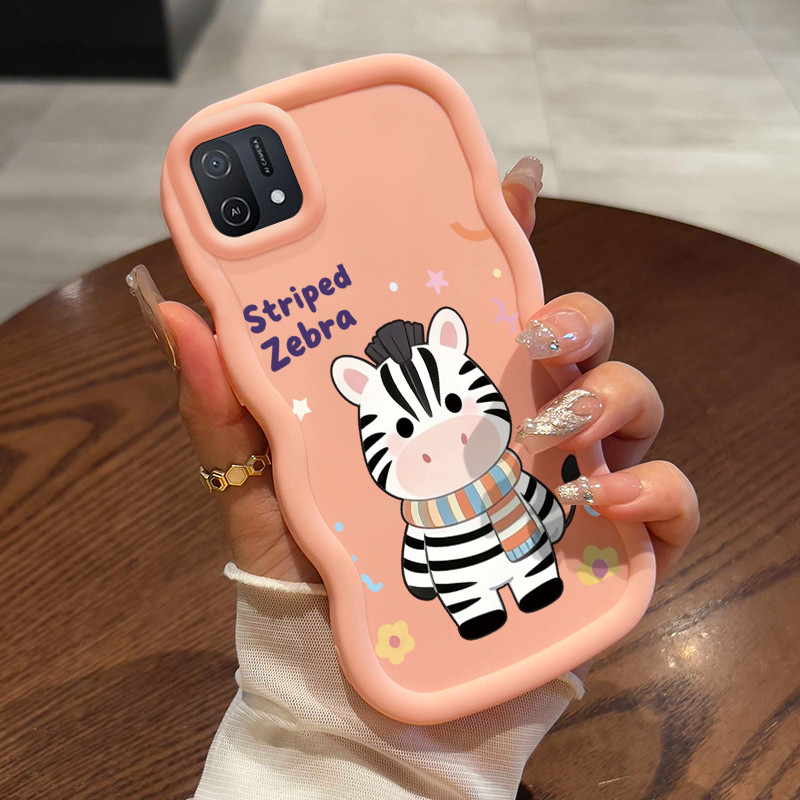 Casing Untuk OPPO A16K A16E Case Casing pola Anak anjing dan zebra Kasing HP ceruk Kesing mewah Cesi