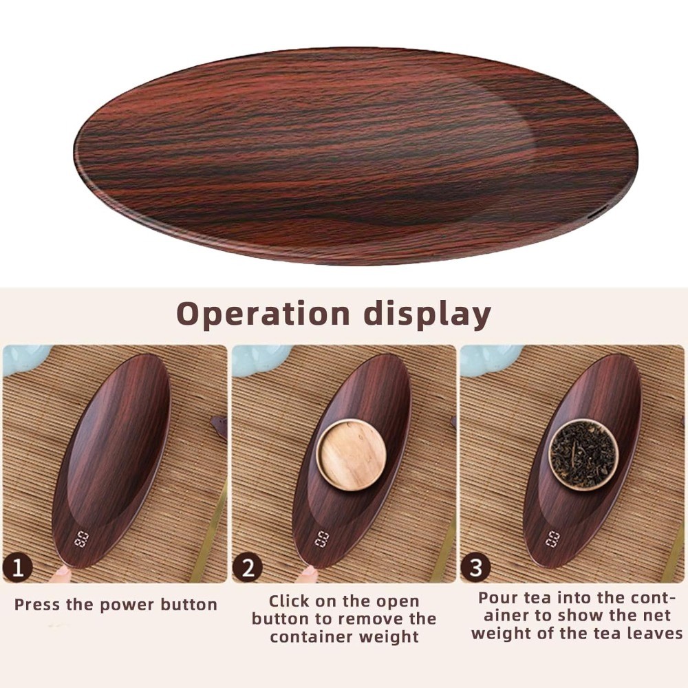1PCS Portable Digital Scale Multifunction Digital Pocket Scale Rechargeable Gram Scale Coffee Scale