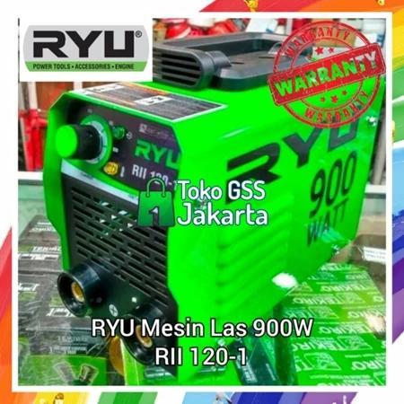 Mesin Las Listrik RYU 900W Inverter Trafo MMA 120A Las Argon Bisa Genset
