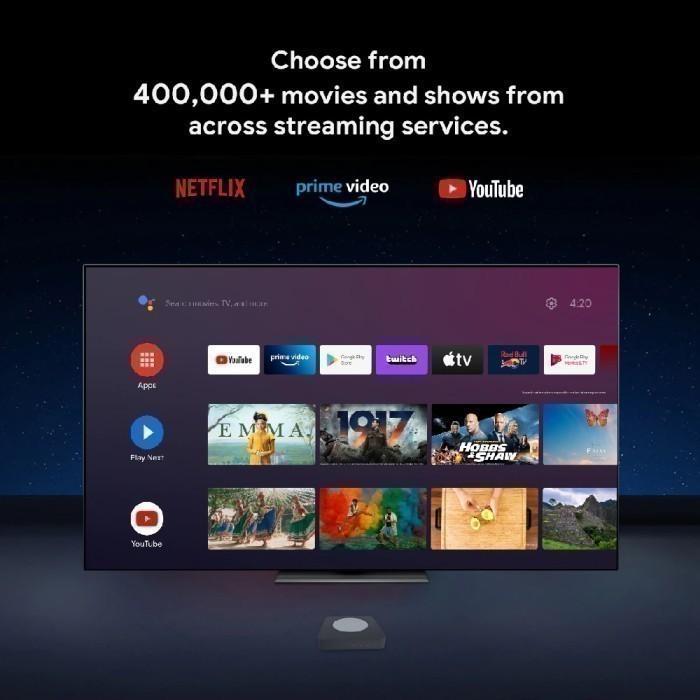 MECOOL KM2 PLUS - 4K UHD Android TV Box - Android TV Google Certified