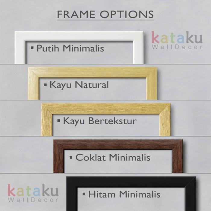 All Poster Ukuran A3 + Bingkai Paket Cetak Foto